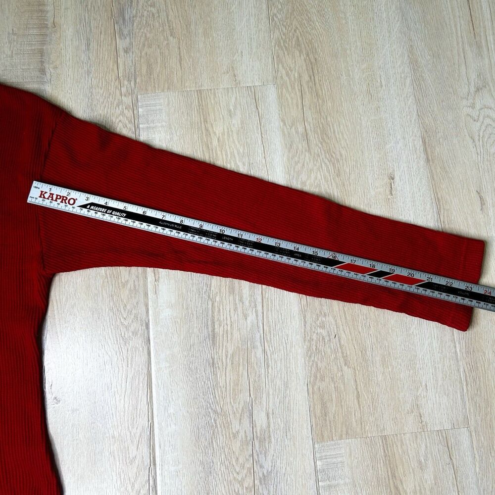Harley Davidson  Long Sleeved Thermal Womens Sz X Large Red - Picture 5 of 8